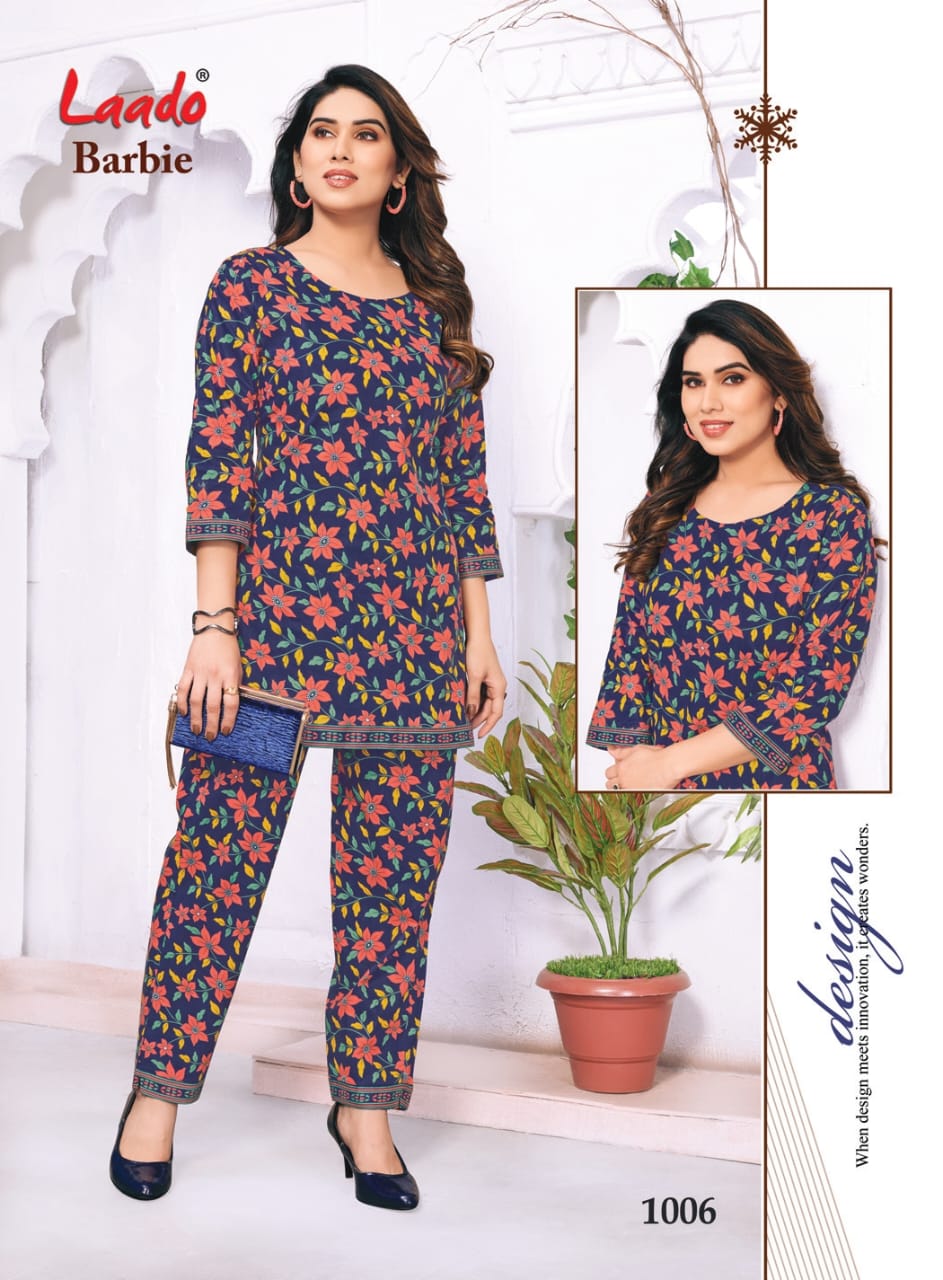 Laado Barbie Vol 1 Western Wear Co Ord Set Catalog
